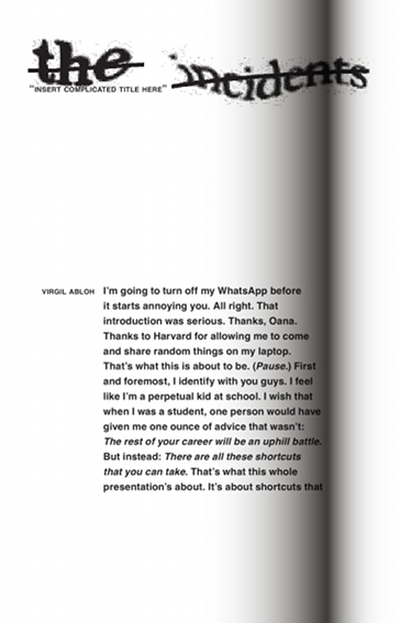 Virgil Abloh book from The Incidents series